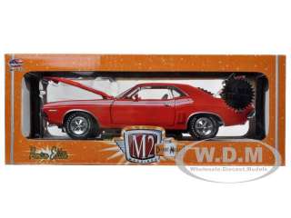 1971 DODGE CHALLENGER R/T 383 RED 1/24 DIECAST CAR M2 MACHINES 40200 