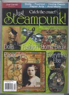 My Fashions were top feature on Just Steampunk Magazine Sept 2011