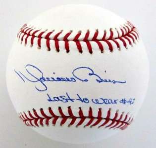 Mariano Rivera Signed MLB Baseball Yankees Last to Wear #42 PSA  