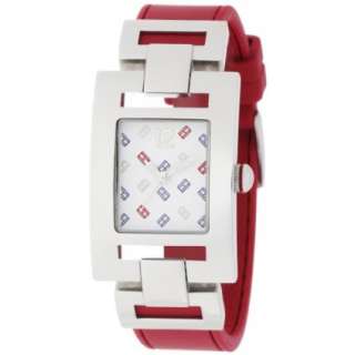 Tommy Hilfiger Womens 1781069 Fashion TH Logo Red Silicon Watch 