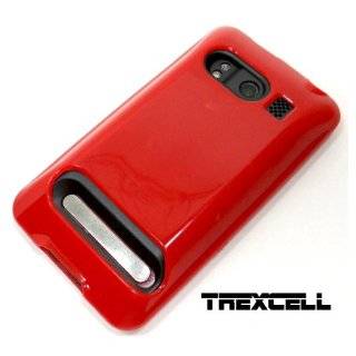  Laza Sprint HTC Evo 4G Extended Battery Silicone Case Red 