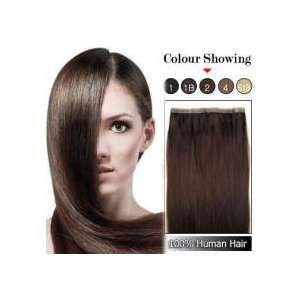   20 Pu Skin Weft Remy Human Hair Extensions 55g 1pcs #2 Beauty