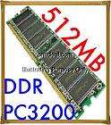 512MB Micron PC2100 DDR266 Desktop Computer Memory RAM