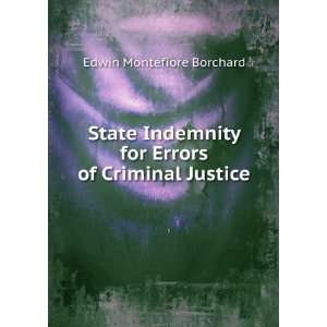  State Indemnity for Errors of Criminal Justice Edwin 