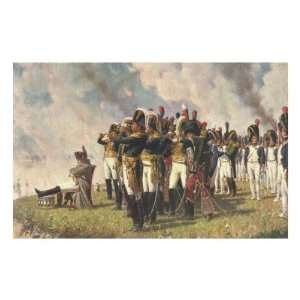  Napoleons Men on Battlefield Travel Premium Poster Print 