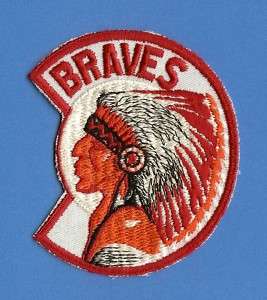 Vintage 1950s Boston Braves MLB Baseball Patch Crest  