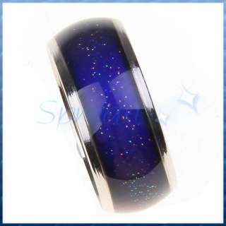  Mood Temperature Change Emotion Feeling Color Changeable Band Ring NEW
