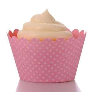   Cupcake Wrappers   CHERRY BLOSSOM PINK (set of 24) 
