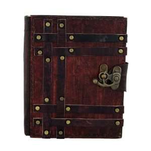   on a Brown Handmade Leather Bound Journal XSO163