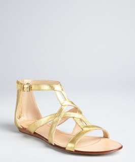 Dolce Vita gold leather Ida sandals   
