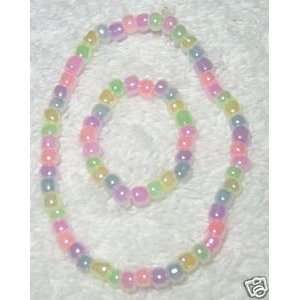    New Pastel Rainbow Necklace Set for Bitty Baby dolls Toys & Games
