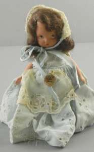 Nancy Ann Bisque Storybook Doll Curly Locks Vintage 5 1/2  