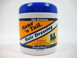 MANE N TAIL Hair Dressing Creme Natural Styling Grease Conditioner 