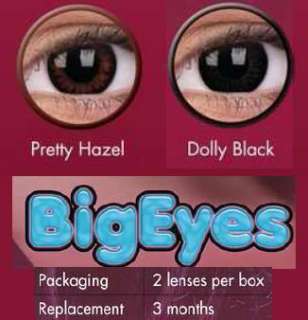 Crazy Party Colour Big Eyes Kontaktlinsen Contact Lens  