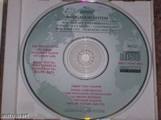   by navigation technologies oem disc in cd case with jaguar map manual