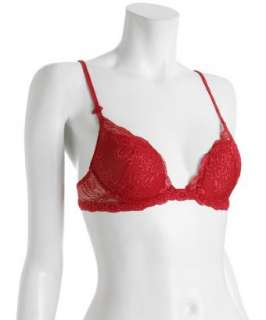 La Perla red lace Smart Set underwire push up bra   up to 70 