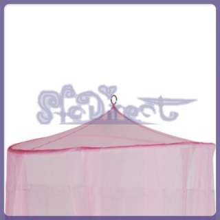 PINK MESH PRINCESS Baby BED CANOPY MOSQUITO NETTING  