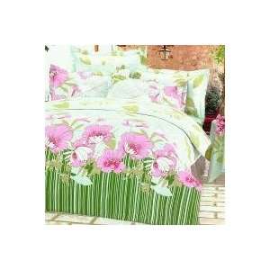   King Size)   [Fairy Land] 100% Cotton 5PC Comforter Set (King Size