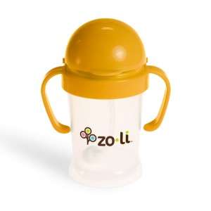ZoLi 6oz Bot FlipTop Straw Sippy Cup  Orange 896368002219  