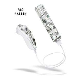  Wii Remote Controller & Nunchuck Skins   Big Ballin 