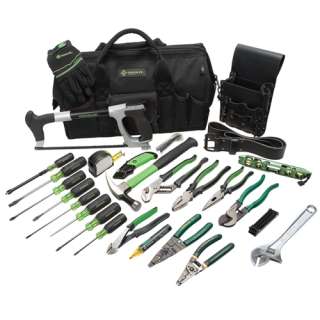Greenlee 0159 11 Master Electricians Tool Kit, 28 Piece 783310563495 