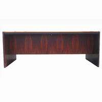 Vintage Brazilian Rosewood Desk and Small Credenza File  