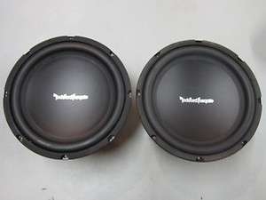   Rockford Fosgate 10 Subwoofer Speakers.2 ohm.ten inch Pair.Bass sub