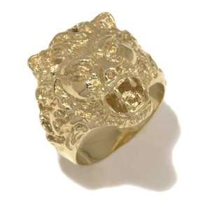   Unisex Ring in Yellow 925 Silver, form Lion, weight 17 grams Jewelry
