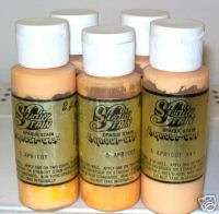 Ceramic Molds Paints 5 NEW Jars ACRYLIC STAINS  