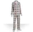 PJ Salvage blue cotton flannel Flying Pig pajama set   up to 