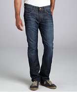 Projek Raw dark blue denim straight leg jeans style# 317129701