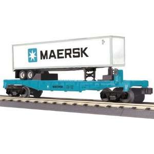  O 27 Flat w/Trailer, Maersk Toys & Games