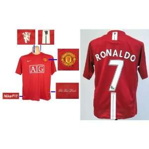  Manchester United Home # 7 Ronaldo Size Small Soccer 