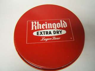 Rheingold Lager Beer Liebmann Breweries NY Metal Tray  