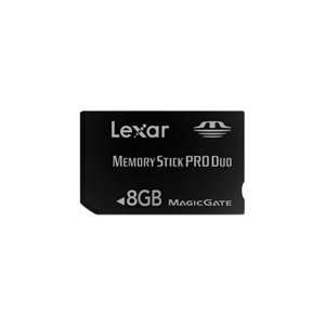  Lexar Media 8GB Platinum II Memory Stick PRO Duo Card   8 