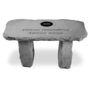  Garden Stone Memorial Bench Forever Remembered 