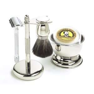 Shaving Gift Set with Merkur Safety Razor, Bowl, Shaving Soap, Badger 
