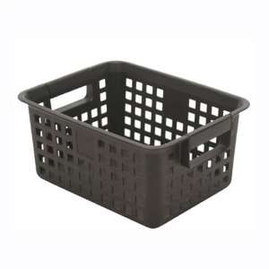  Plastic Mesh Baskets with Handles   Extra Large Black 
