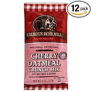 Calhoun Bend Crisp Mix Cherry Oatmeal Crunch, 8 Ounce (Pack of 12 