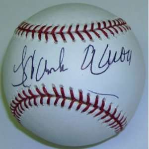 Hank Aaron Signed MLB Baseball w/Defect #3 Sports 