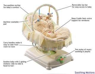 Fisher Price Baby SOOTHING MOTIONS GLIDER Brand New  