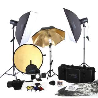Square Perfect SP3500 Complete Portrait Studio Kit w/Flashes 