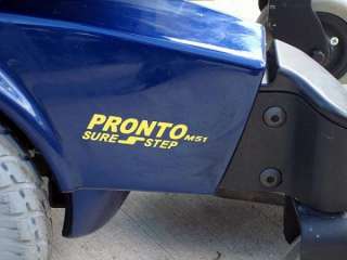 POWER MOTORIZED WHEELCHAIR INVACARE PRONTO M51 with SureStep Model No 