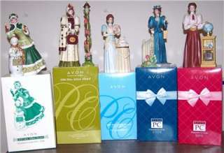 Avon Mrs. Albee Presidents Club Figurines 2003, 2006, 2007, 2009 