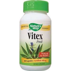  Natures Way Vitex Fruit 400 mg 100 Caps Health 
