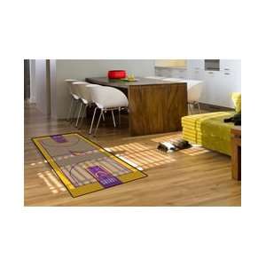  NBA Los Angeles Lakers Large Court Runner Rug Sports 