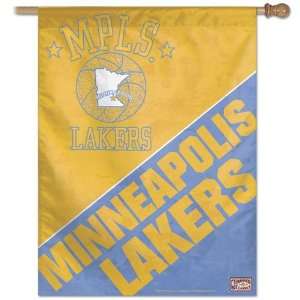  Los Angeles Lakers Banner Throwback Minneapolis Lakers 