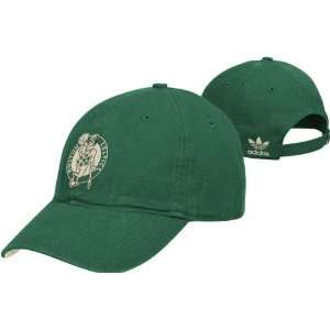 Boston Celtics Hardwood Classics Washed Vintage Slouch Adjustable Hat