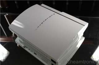 Sony Playstation 3 40GB White   Excellent Firmware 3.55  