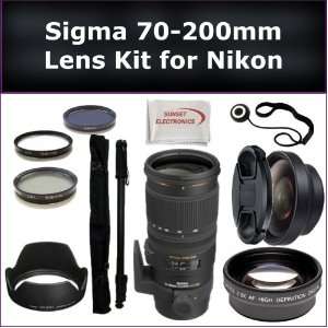 HSM Lens Kit for Nikon D3000, D3100, D5000, D5100 Digital SLR Cameras 